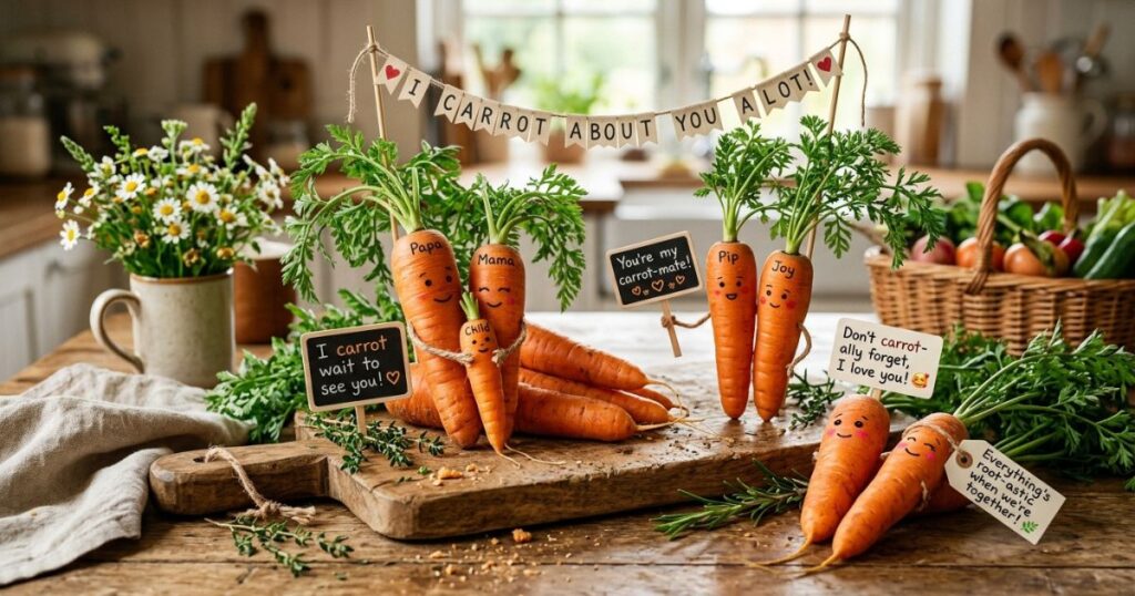 💛 Emotional & Heartfelt Carrot Puns (For Friends & Loved Ones)