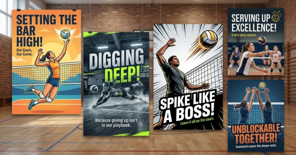 💪 Volleyball Puns for Team Motivation & Posters