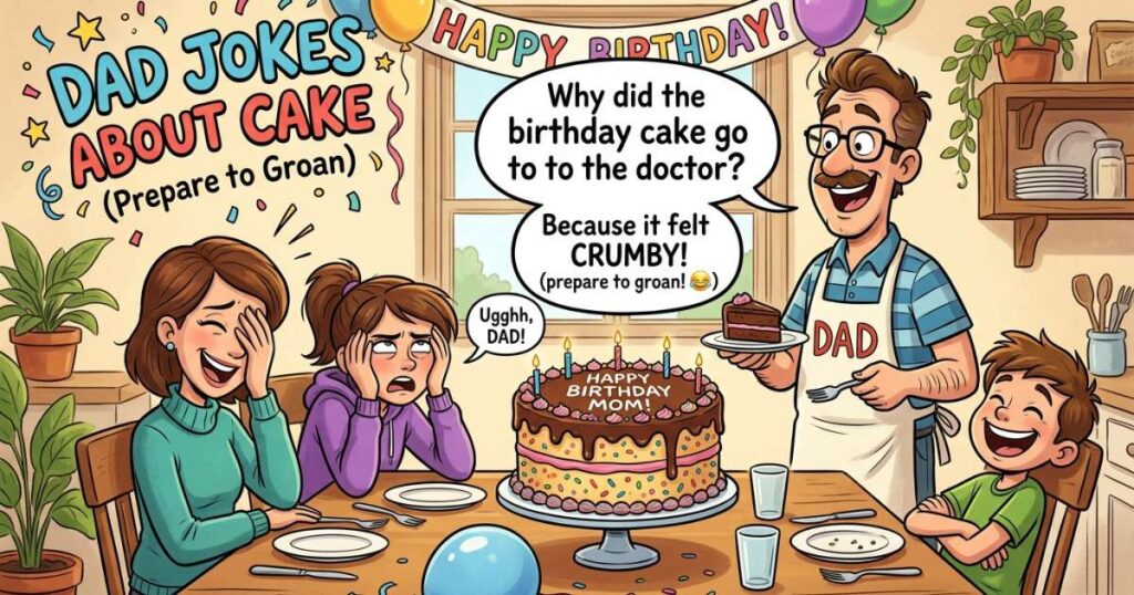 😂 Dad Jokes About Cake (Prepare to Groan)