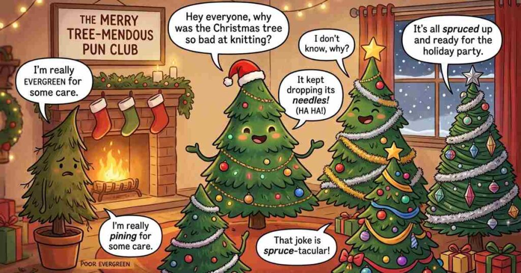 Christmas Tree Puns