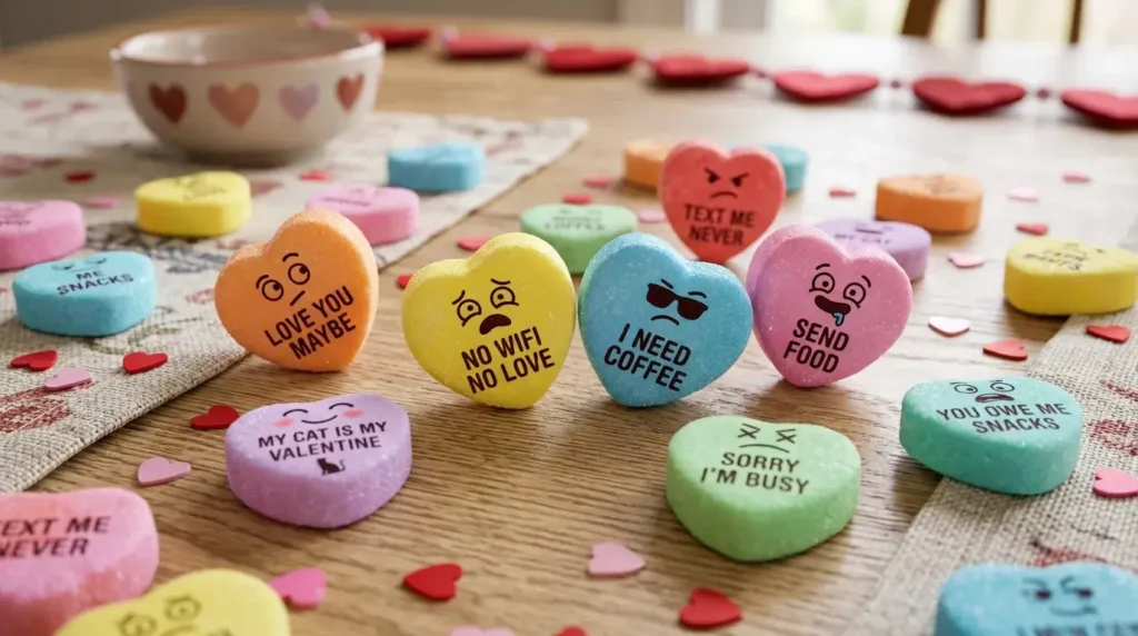 Candy Heart & Conversation Heart Sayings