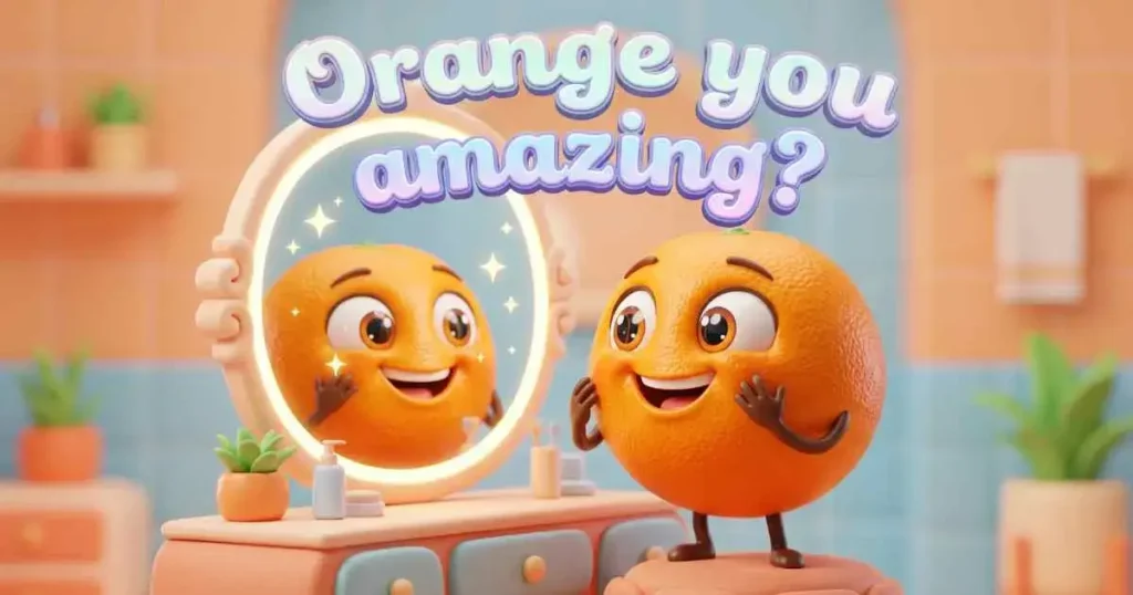 Orange Puns for Friends, Love & Social Media