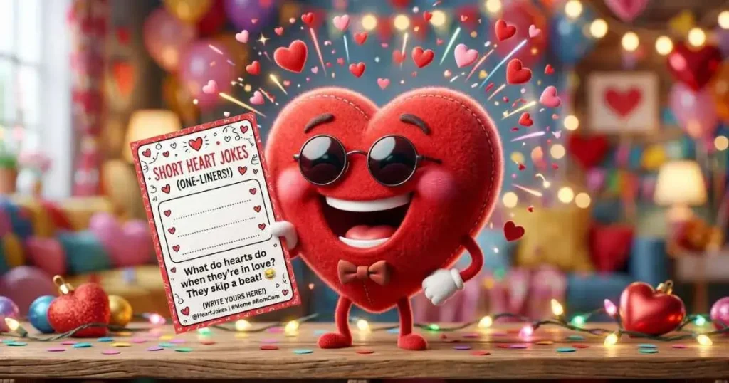 Short Heart Jokes (One-Liners)